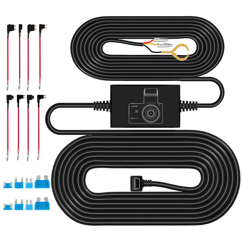 AZDOME JYX03 3-Lead Acc Hardwire Kit Mini-USB Port for M63